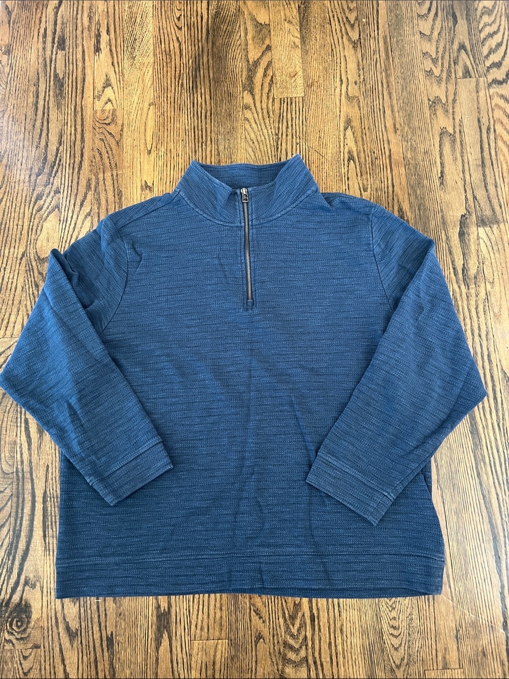 Dockers Men's Indigo Half-Zip Sweater